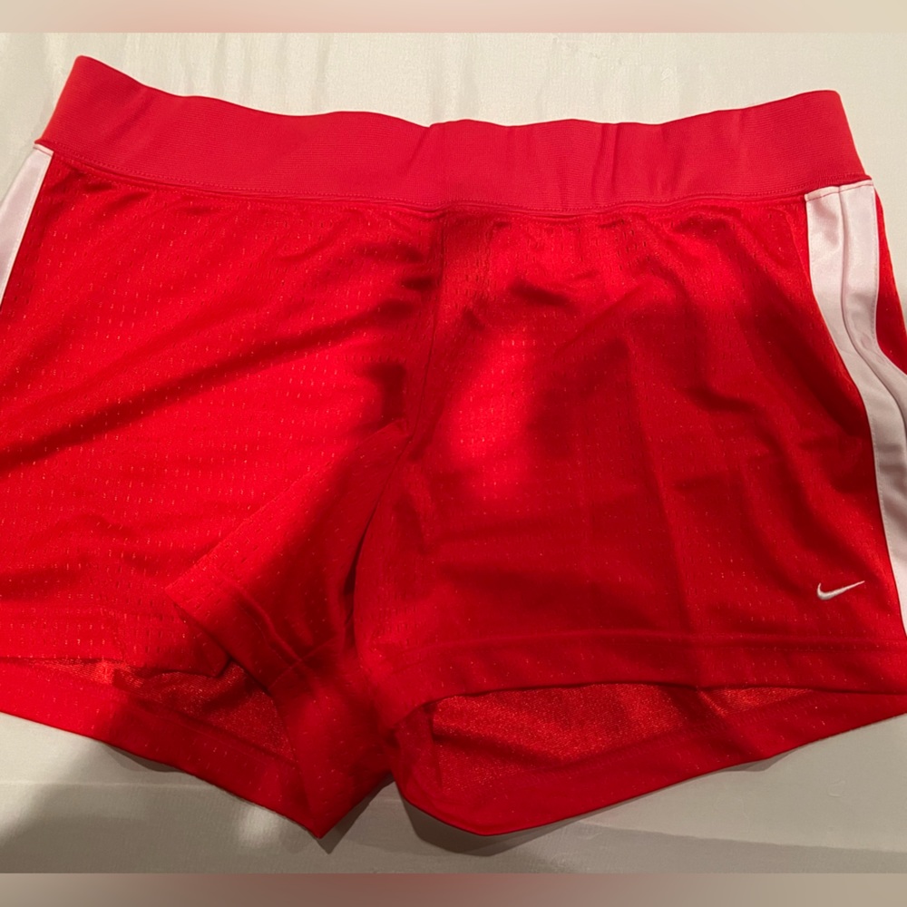 Nike women’s short, orange, size large, 12-14